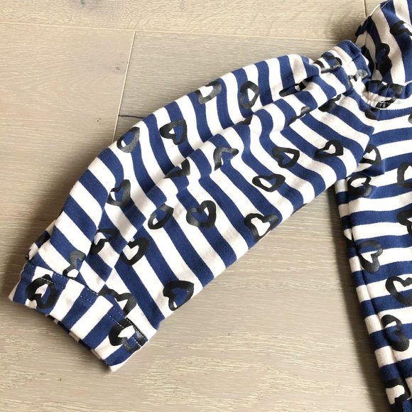 Large MARC BY MARC Blue/White Hoodie Sweatshirt - Picture 5 of 8